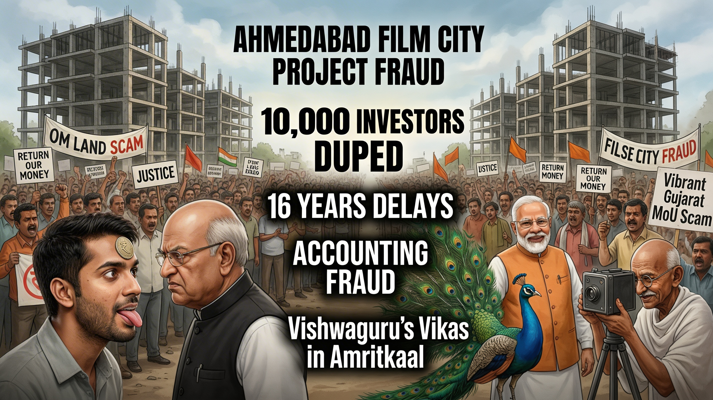 Ahmedabad Film City Project Fraud